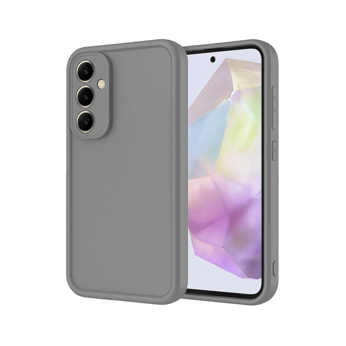 Samsung Galaxy A56 Kılıf Viera Silikon - Gri