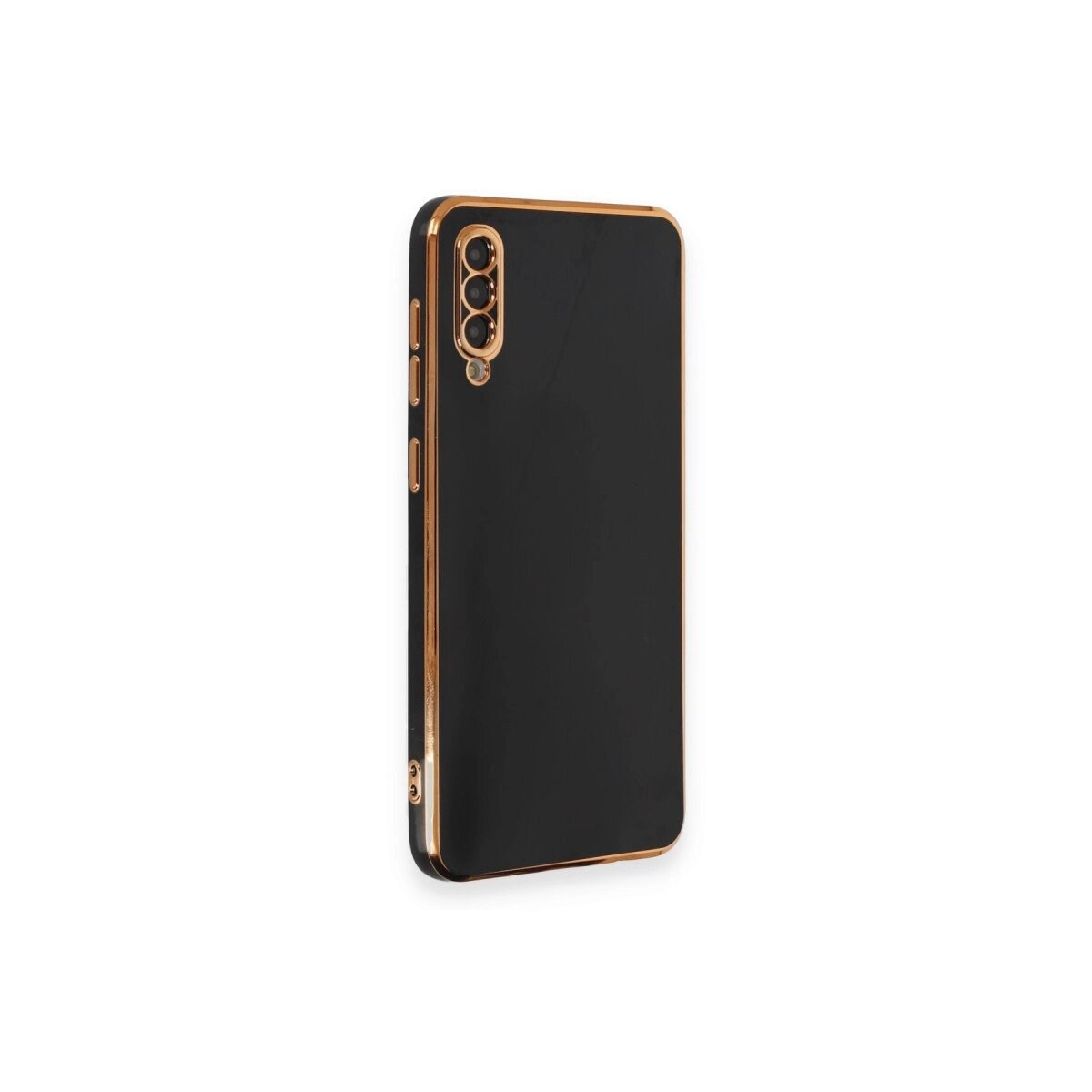 Samsung Galaxy A70 Kılıf Volet Silikon - Siyah