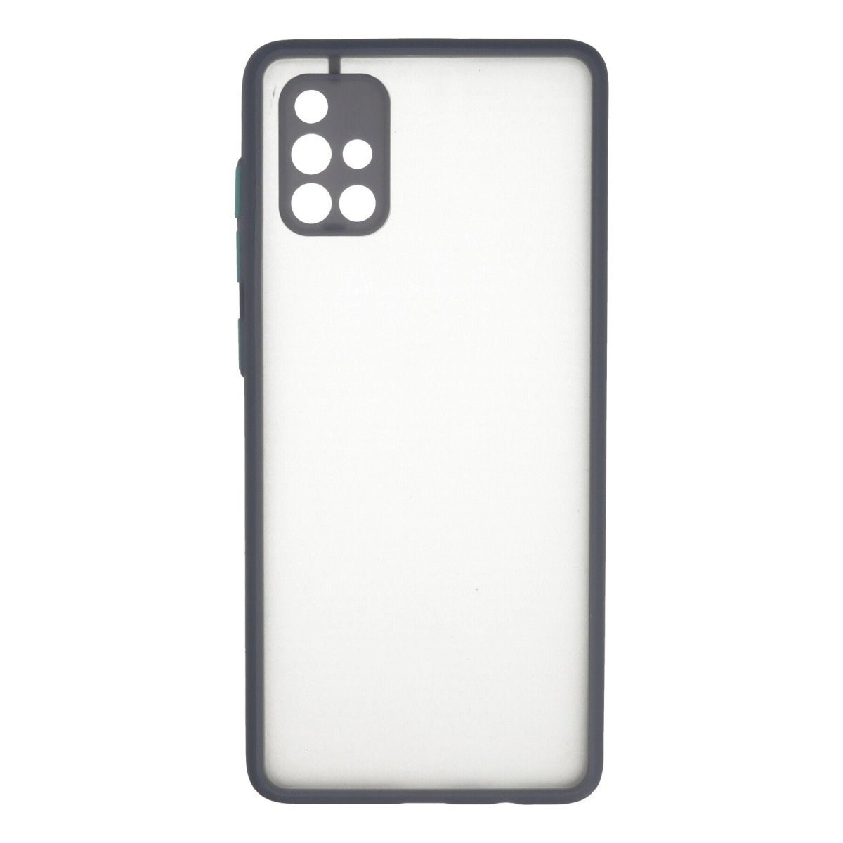 Samsung Galaxy A71 Kılıf Montreal Silikon Kapak - Gri