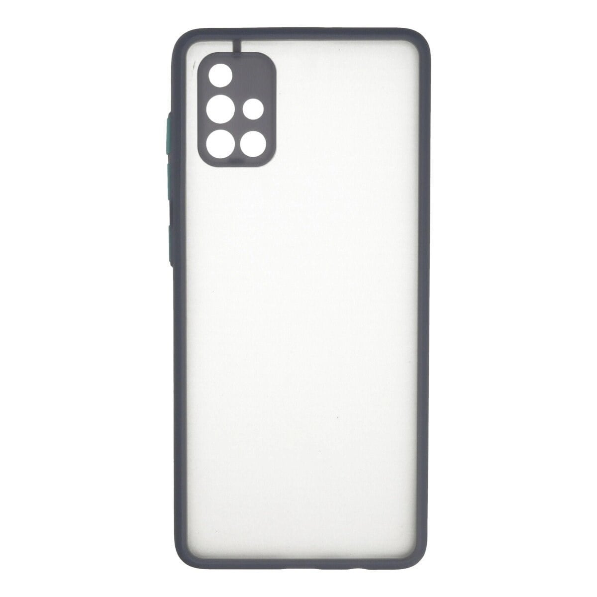 Samsung Galaxy A71 Kılıf Montreal Silikon Kapak - Gri