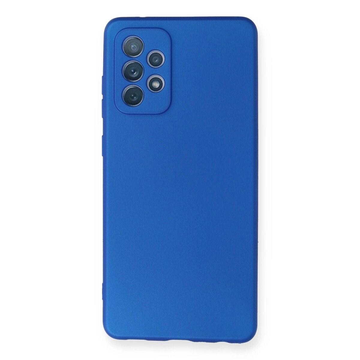 Samsung Galaxy A72 Kılıf First Silikon - Mavi