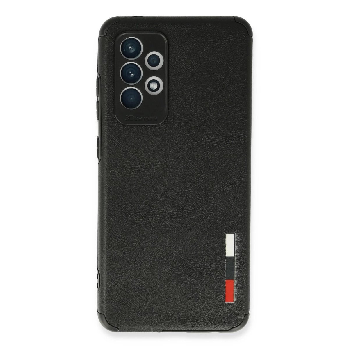Samsung Galaxy A72 Kılıf Loop Deri Silikon - Siyah