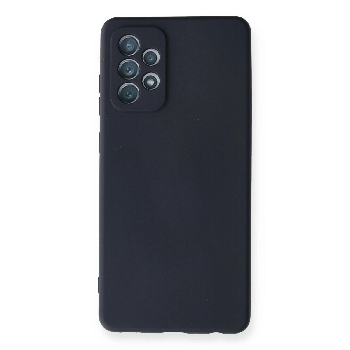 Samsung Galaxy A72 Kılıf Nano İçi Kadife Silikon - Lacivert