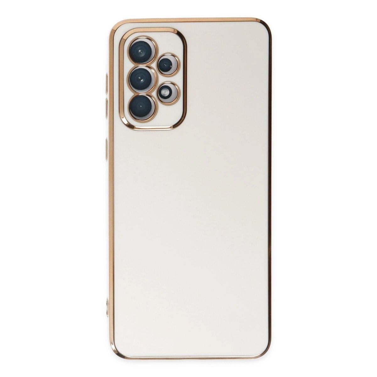Samsung Galaxy A73 5g Kılıf Volet Silikon - Beyaz