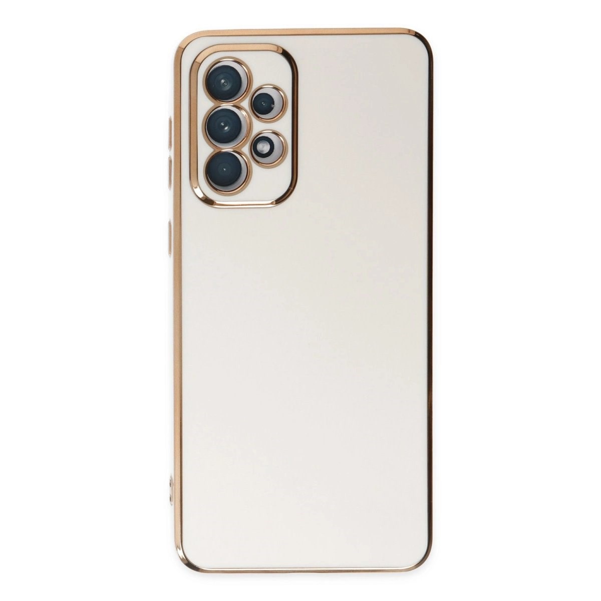 Samsung Galaxy A73 5g Kılıf Volet Silikon - Beyaz