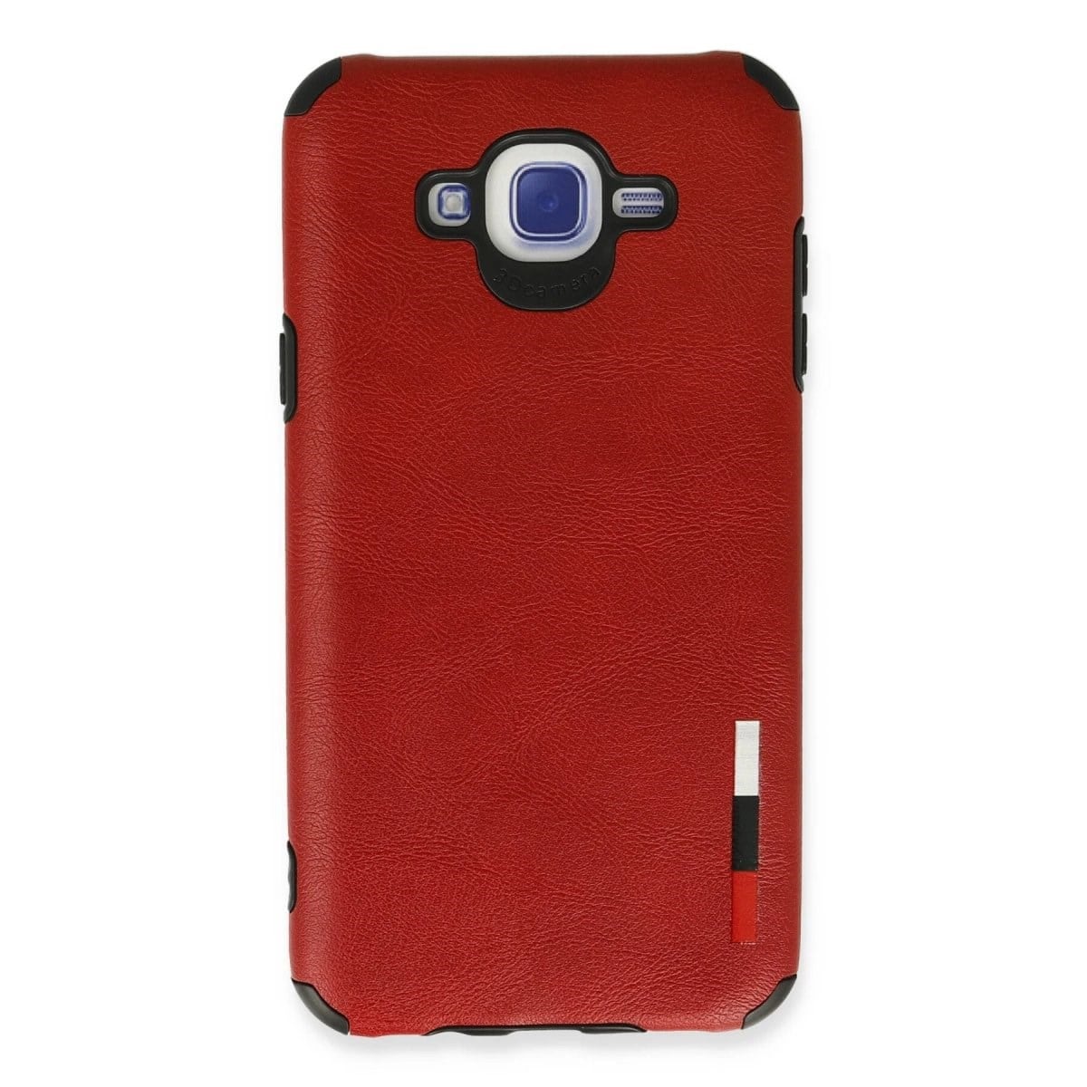 Samsung Galaxy J7 Kılıf Loop Deri Silikon - Kırmızı