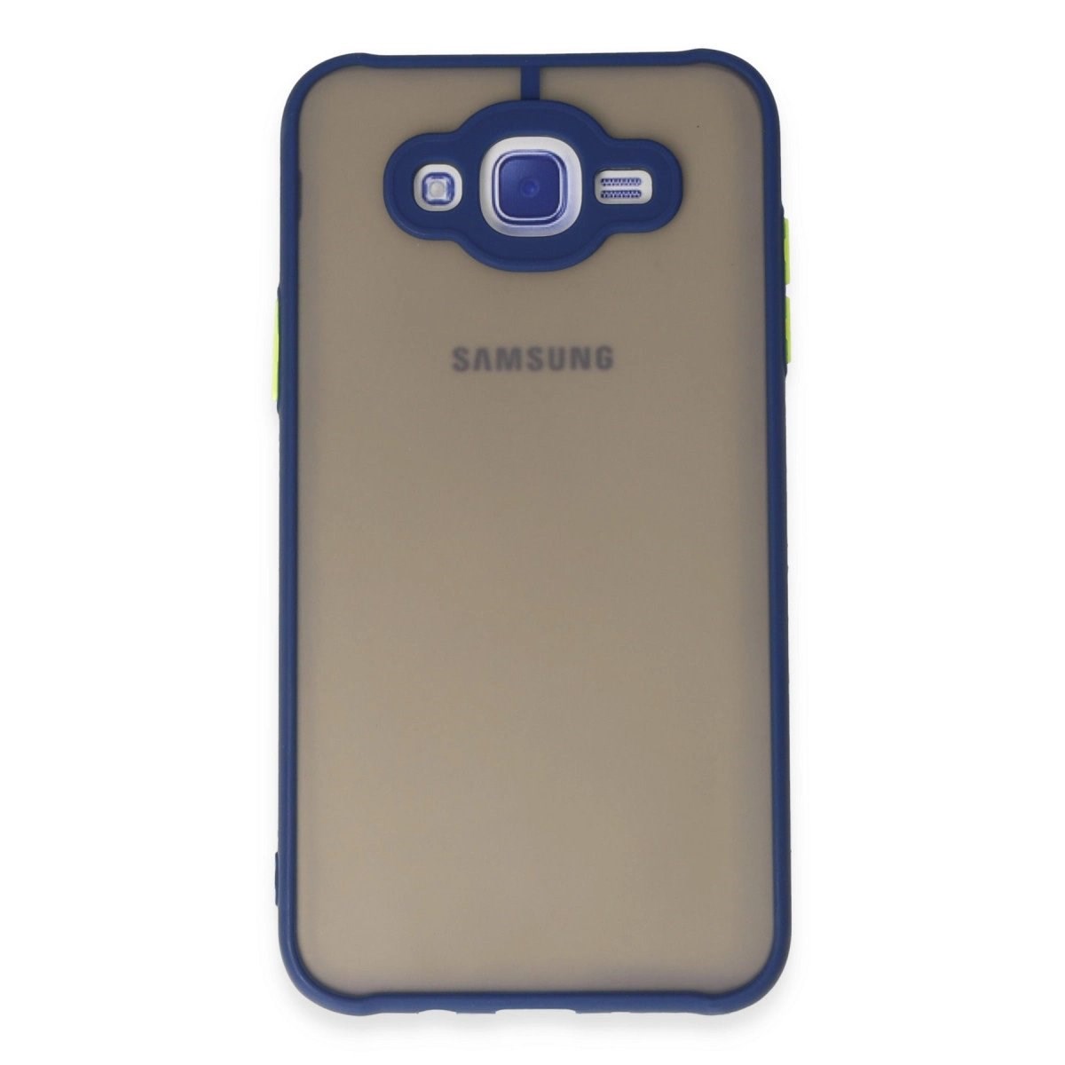 Samsung Galaxy J7 Kılıf Montreal Silikon Kapak - Lacivert