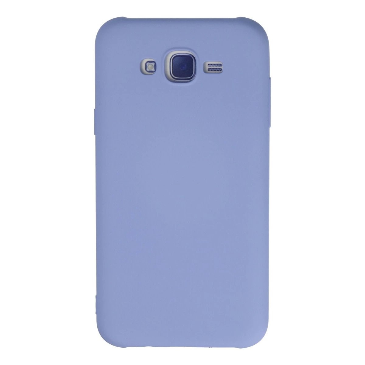 Samsung Galaxy J7 Kılıf Nano İçi Kadife Silikon - Lila