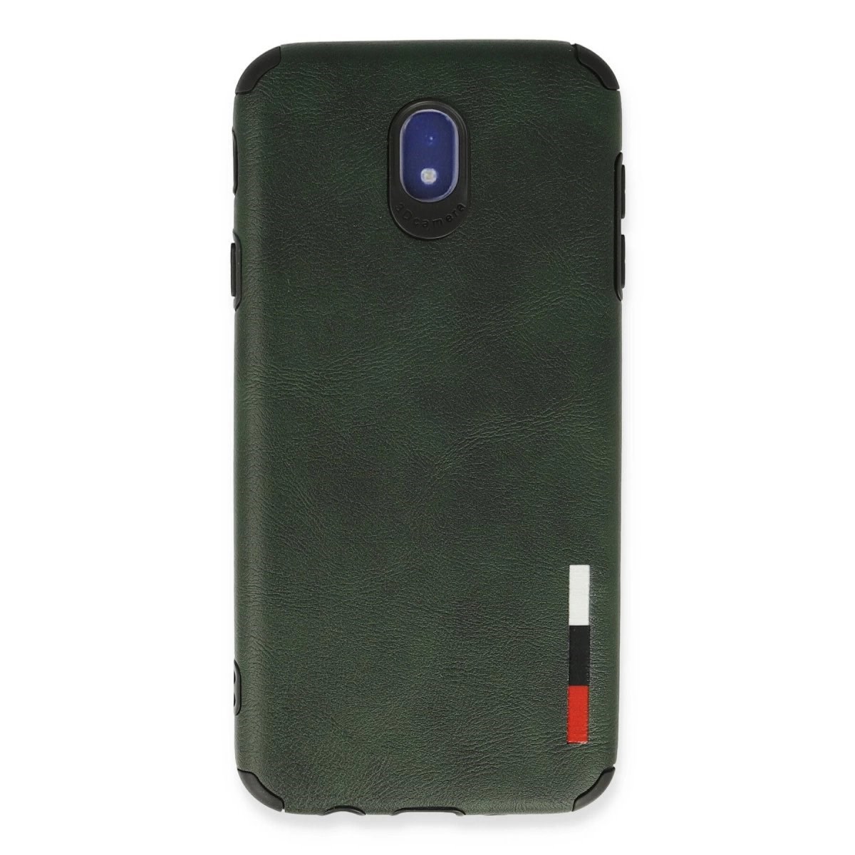 Samsung Galaxy J7 Pro / J730 Kılıf Loop Deri Silikon - Yeşil