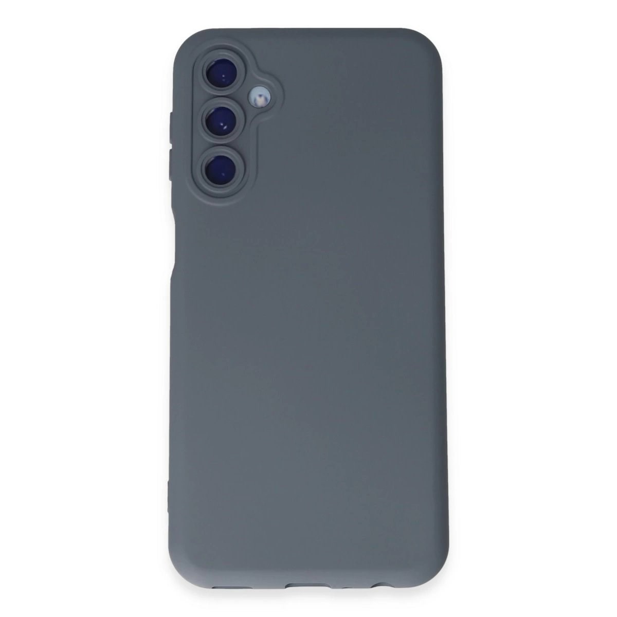 Samsung Galaxy M14 5g Kılıf Nano İçi Kadife Silikon - Gri