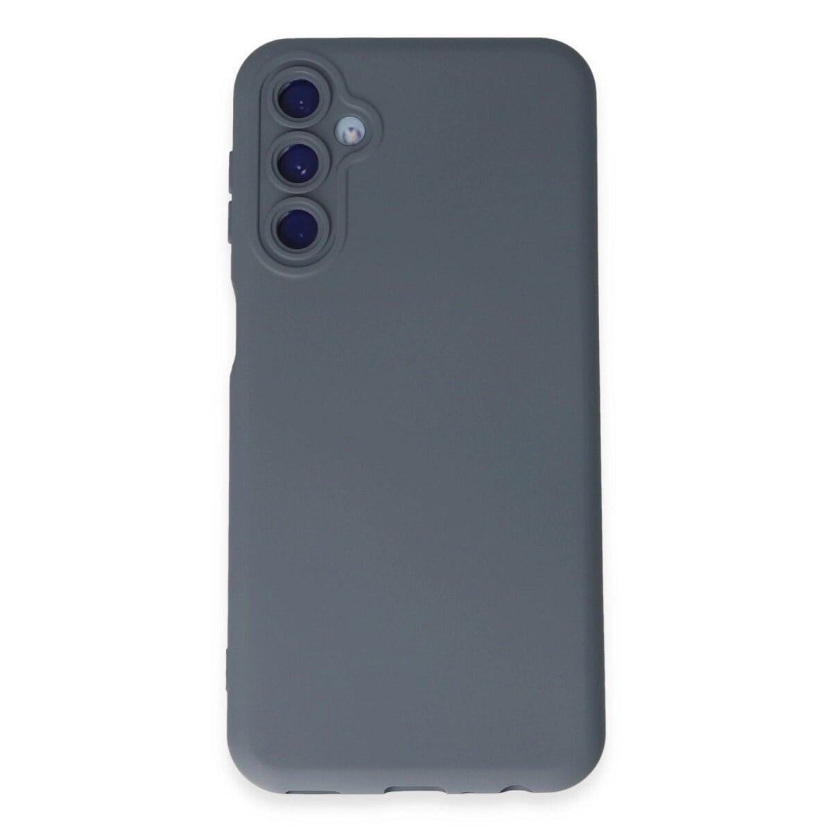 Samsung Galaxy M34 5g Kılıf Nano İçi Kadife Silikon - Gri