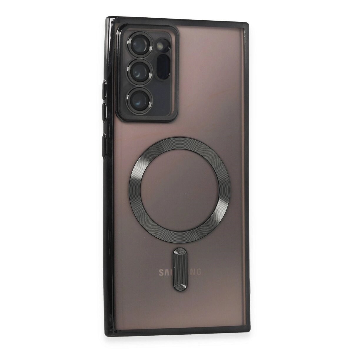 Samsung Galaxy Note 20 Ultra Kılıf Kross Magneticsafe Kapak - Siyah