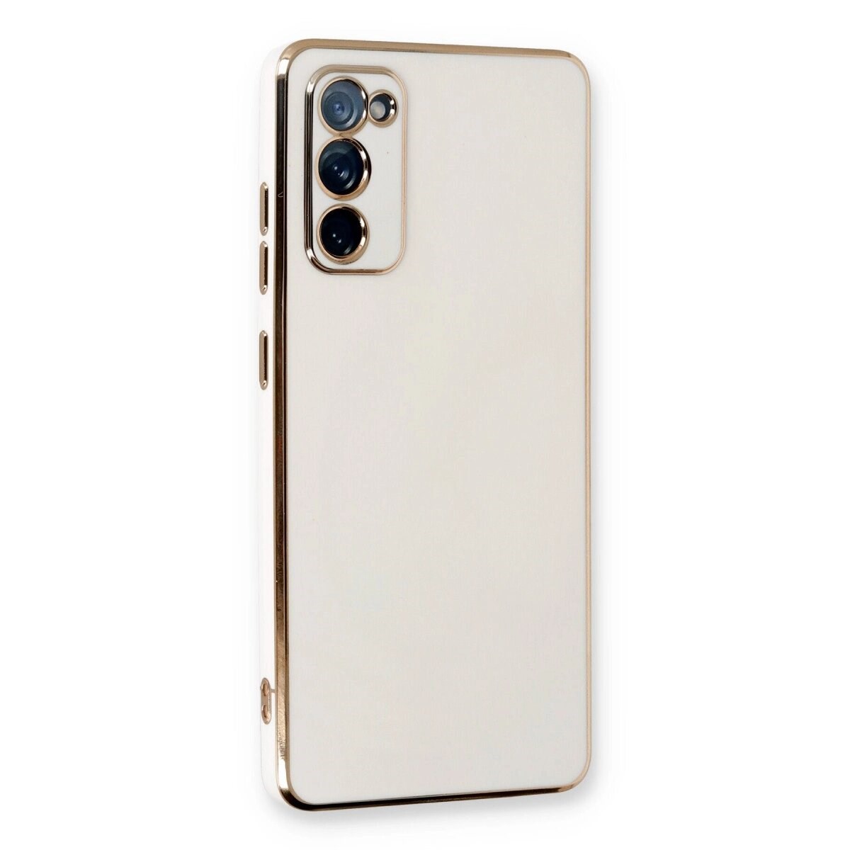 Samsung Galaxy S20 Fe Kılıf Volet Silikon - Beyaz