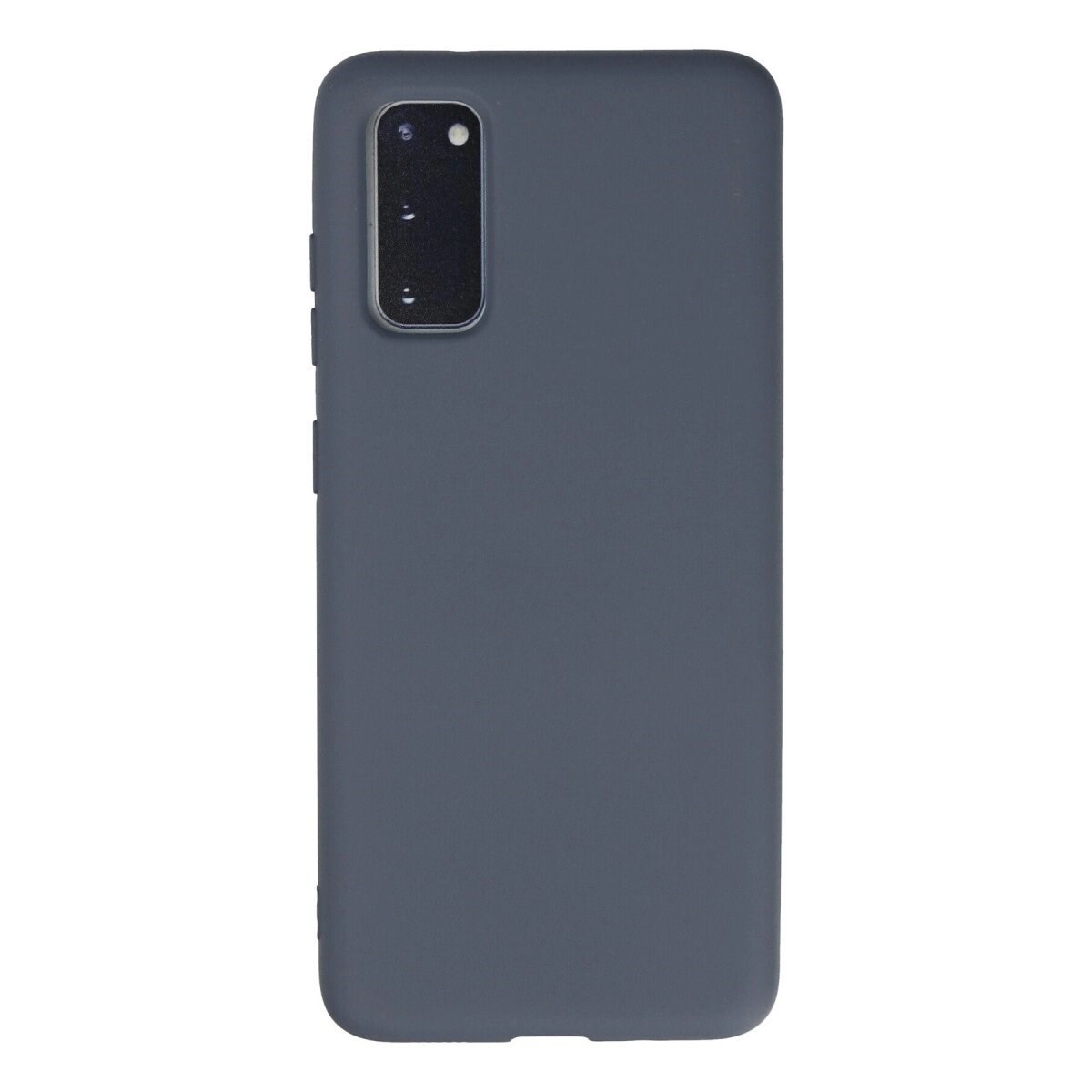 Samsung Galaxy S20 Kılıf Nano İçi Kadife Silikon - Gri