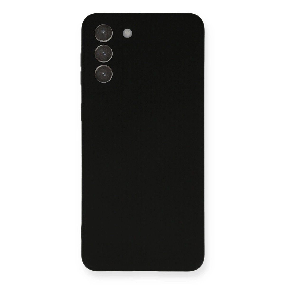 Samsung Galaxy S21 Plus Kılıf Nano İçi Kadife Silikon - Siyah