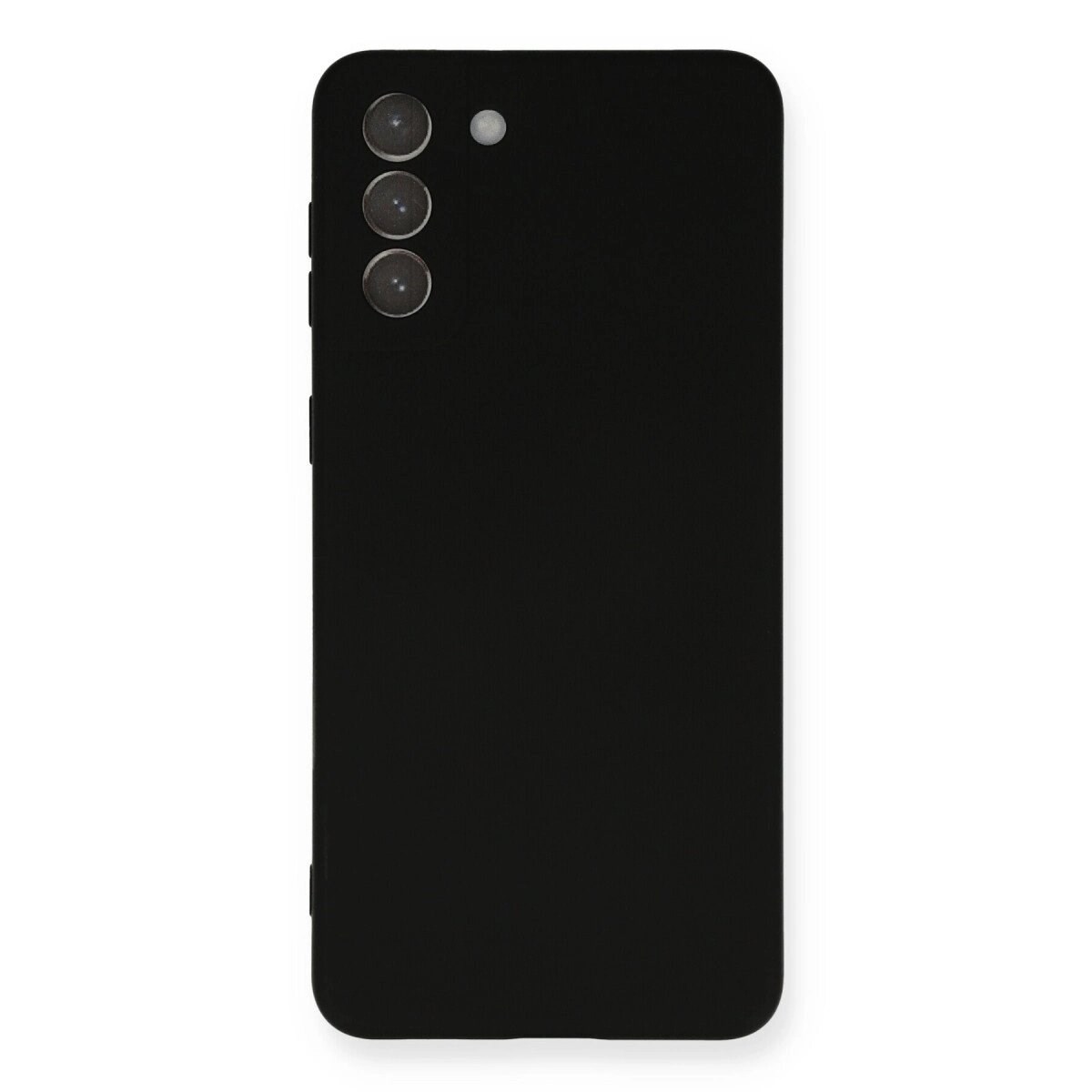 Samsung Galaxy S21 Plus Kılıf Nano İçi Kadife Silikon - Siyah