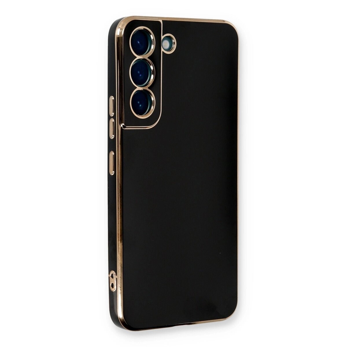 Samsung Galaxy S22 Plus Kılıf Volet Silikon - Siyah