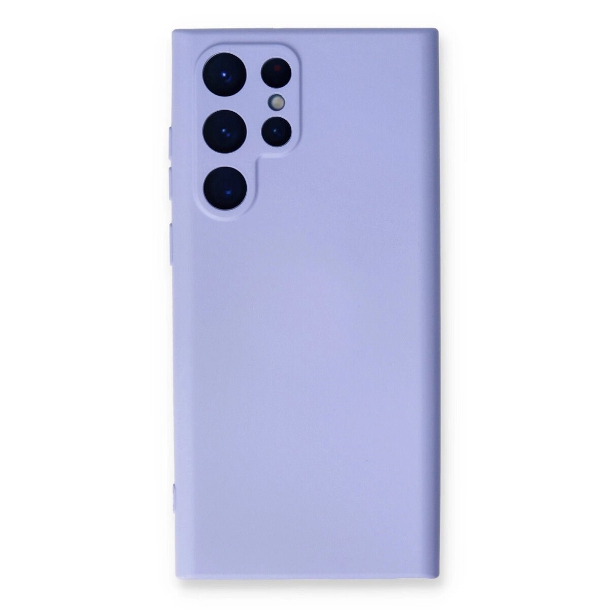 Samsung Galaxy S22 Ultra Kılıf Nano İçi Kadife Silikon - Lila