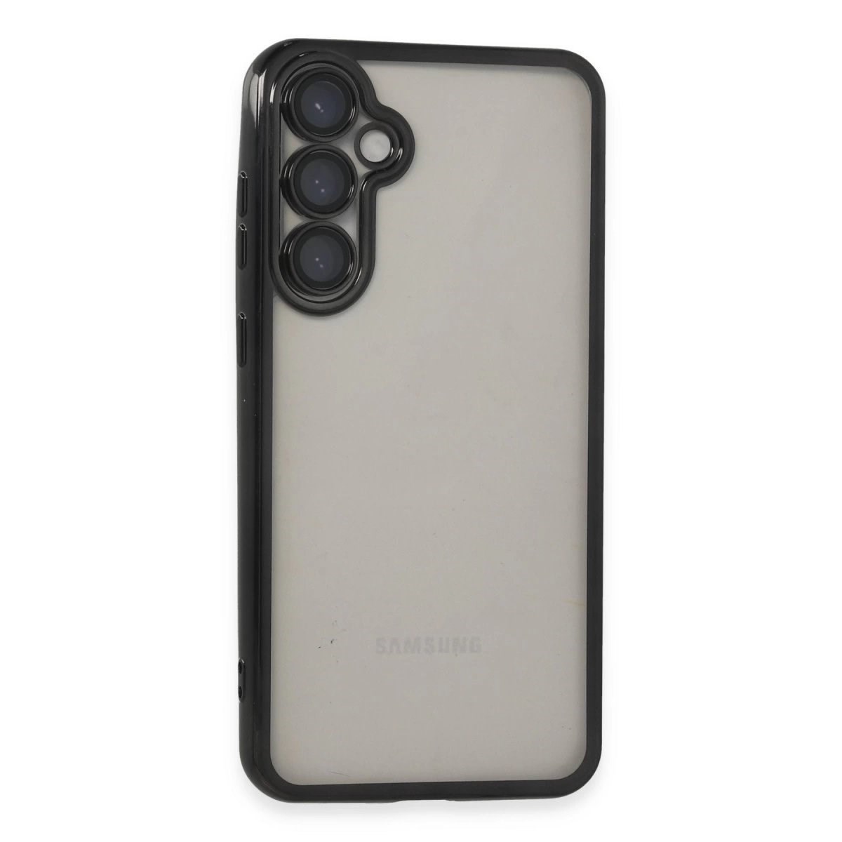Samsung Galaxy S23 Fe Kılıf Razer Lensli Silikon - Siyah