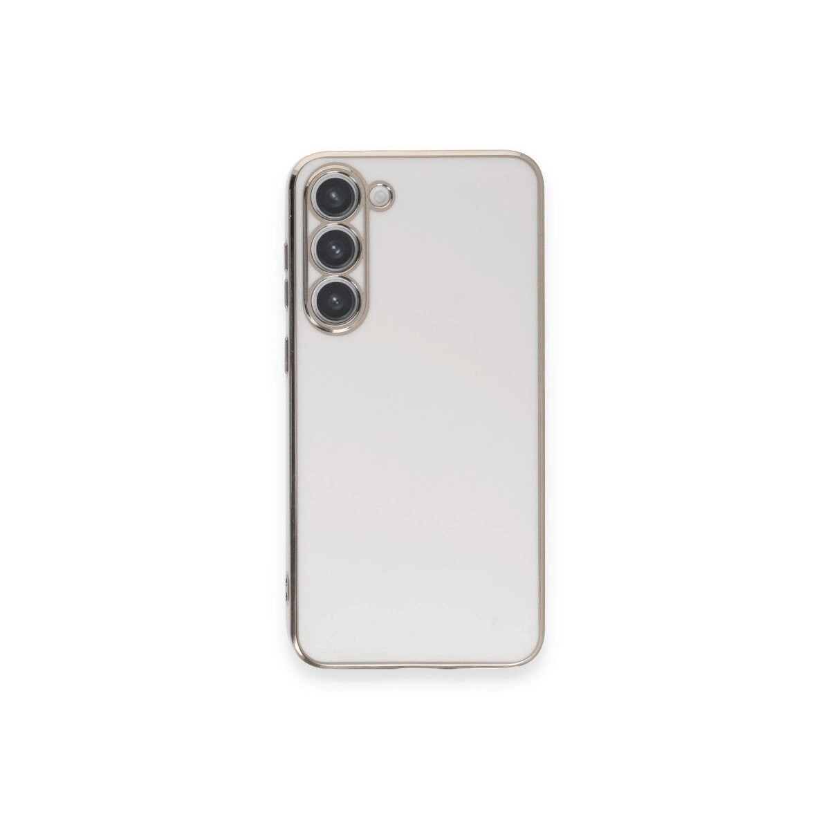 Samsung Galaxy S23 Plus Kılıf Volet Silikon - Beyaz