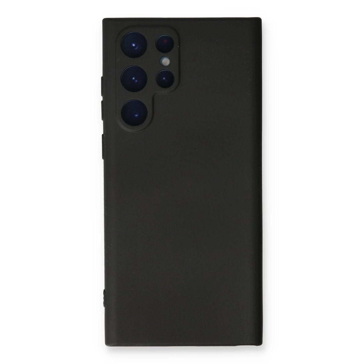 Samsung Galaxy S23 Ultra Kılıf Nano İçi Kadife Silikon - Siyah