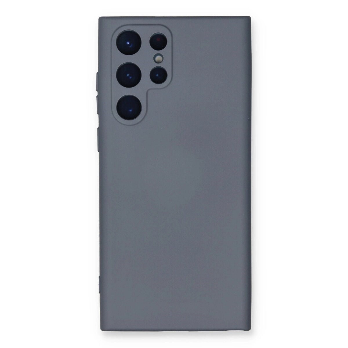 Samsung Galaxy S23 Ultra Kılıf Nano İçi Kadife Silikon - Gri