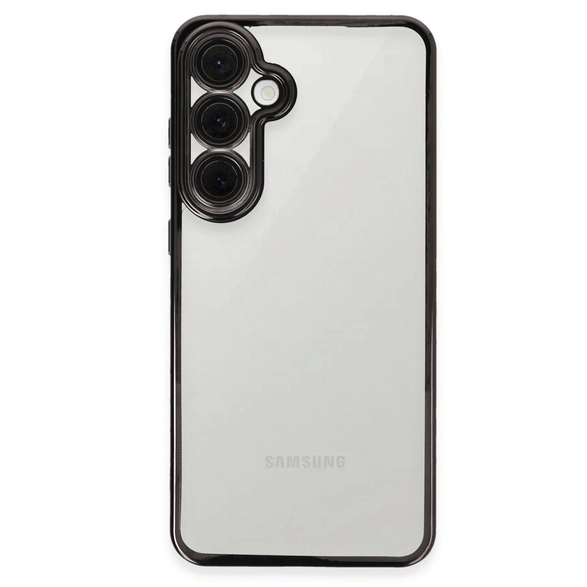 Samsung Galaxy S24 Fe Kılıf Razer Lensli Silikon - Siyah