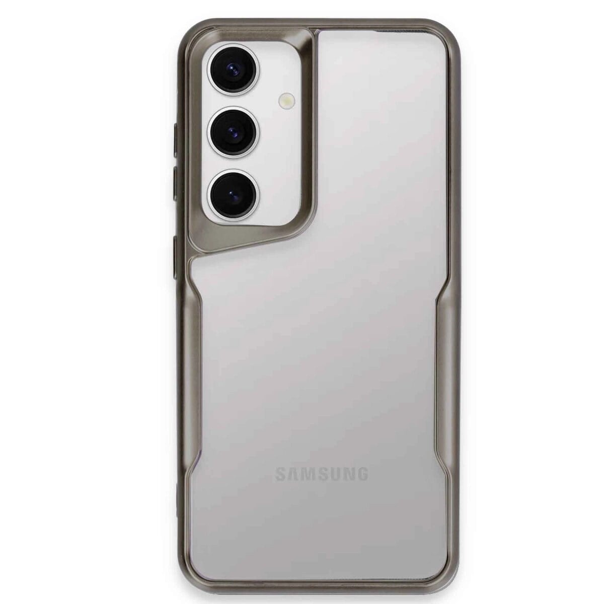 Samsung Galaxy S24 Kılıf Boyi Silikon Kapak - Titan Gri