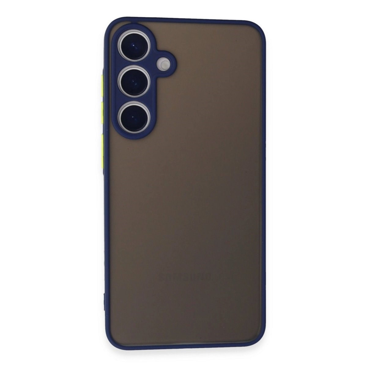 Samsung Galaxy S24 Kılıf Montreal Silikon Kapak - Lacivert