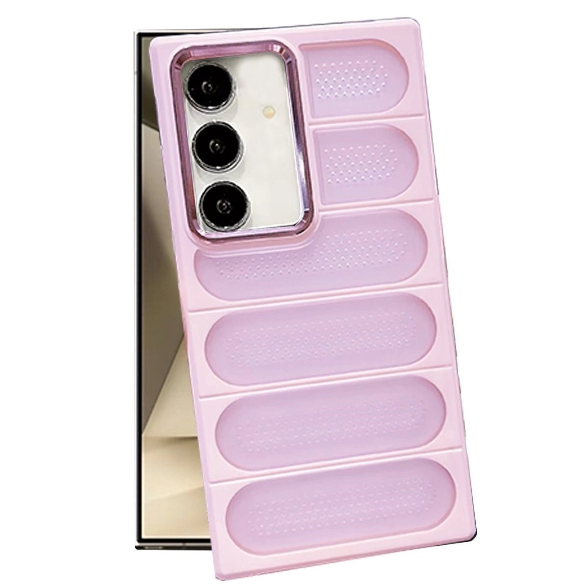 Samsung Galaxy S24 Plus Kılıf Airmax Silikon Kapak - Pembe