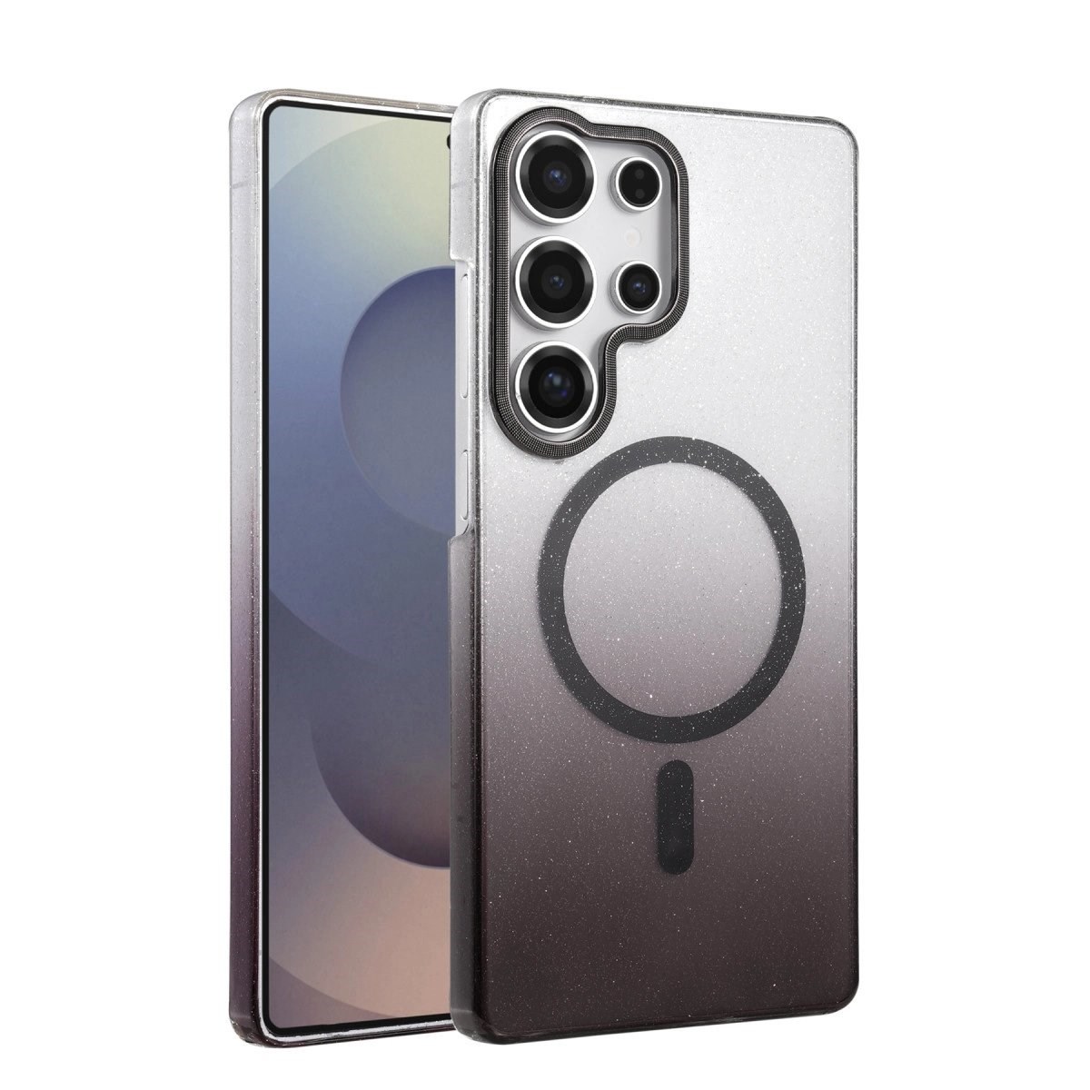 Samsung Galaxy S24 Ultra Glossy Magsafe Kapak - Siyah