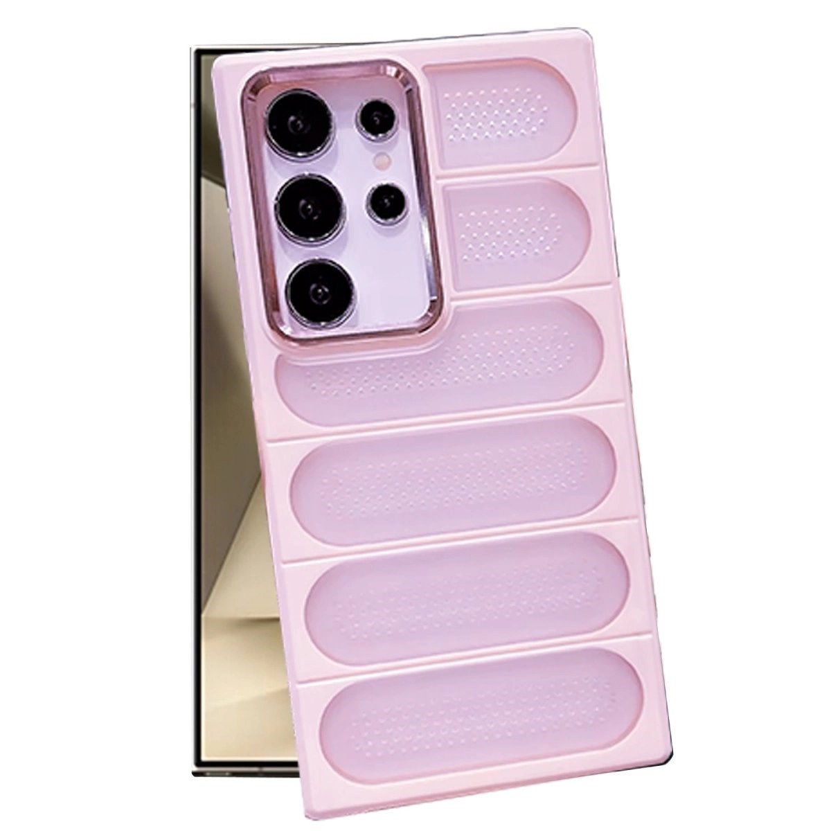 Samsung Galaxy S24 Ultra Kılıf Airmax Silikon Kapak - Pembe