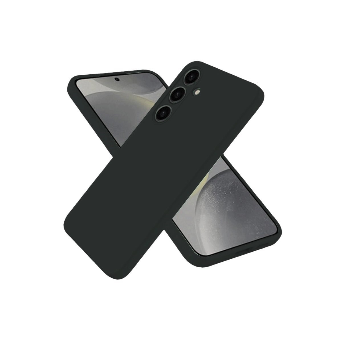 Samsung Galaxy S25 Kılıf Nano İçi Kadife Silikon - Siyah