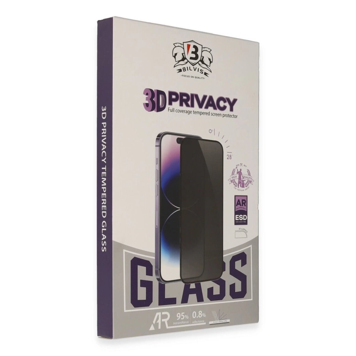 Samsung Galaxy S25 Ultra Bilvis 3d Hayalet Cam Ekran Koruyucu