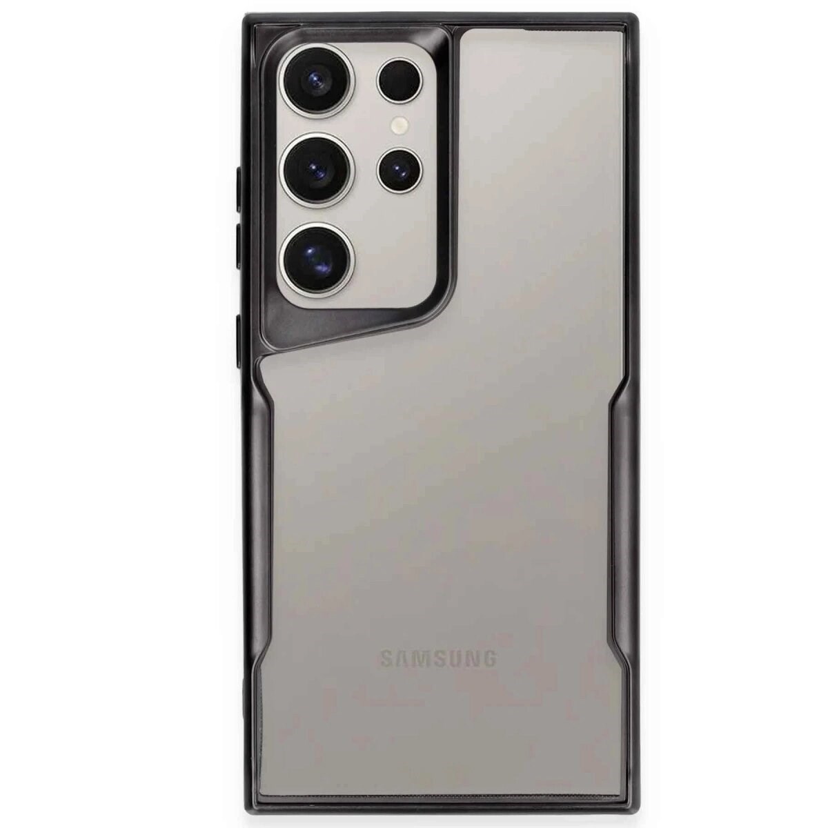 Samsung Galaxy S25 Ultra Kılıf Boyi Silikon Kapak - Siyah