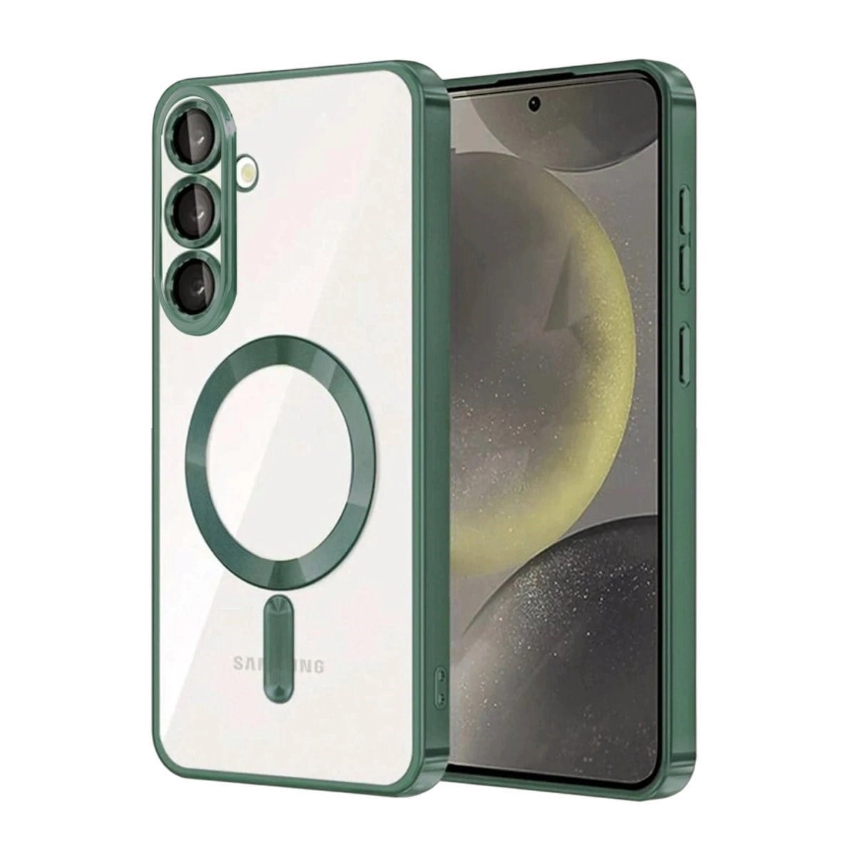 Samsung Galaxy S26 Plus Kross Magneticsafe Kapak - Koyu Yeşil