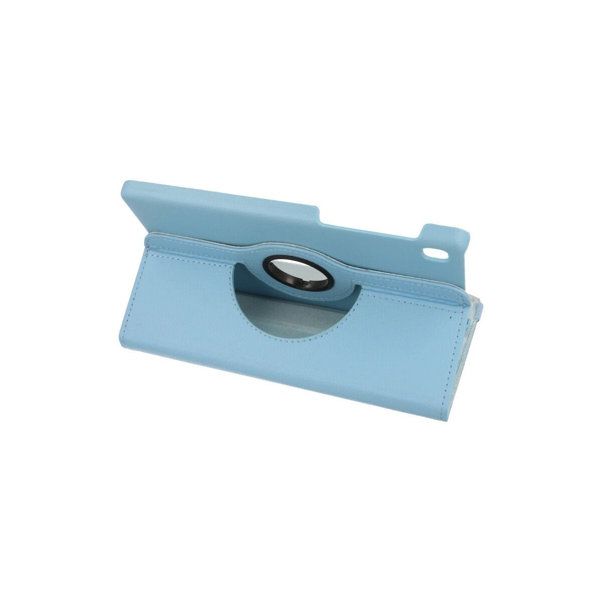 Samsung Galaxy T220 Tab A7 Lite 8.7 Kılıf 360 Tablet Deri Kılıf - Turkuaz