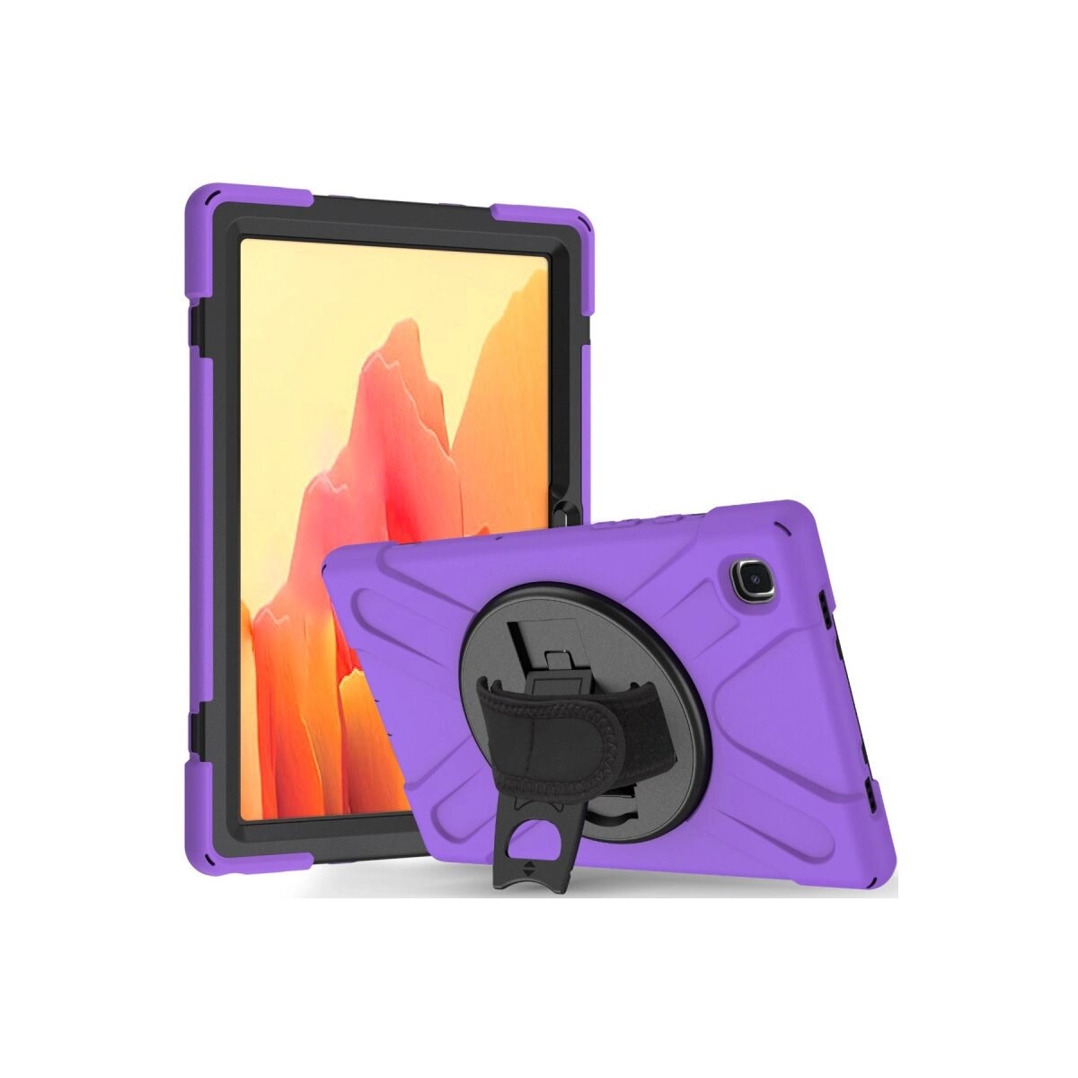 Samsung Galaxy T220 Tab A7 Lite 8.7 Kılıf Amazing Tablet Kapak - Mor