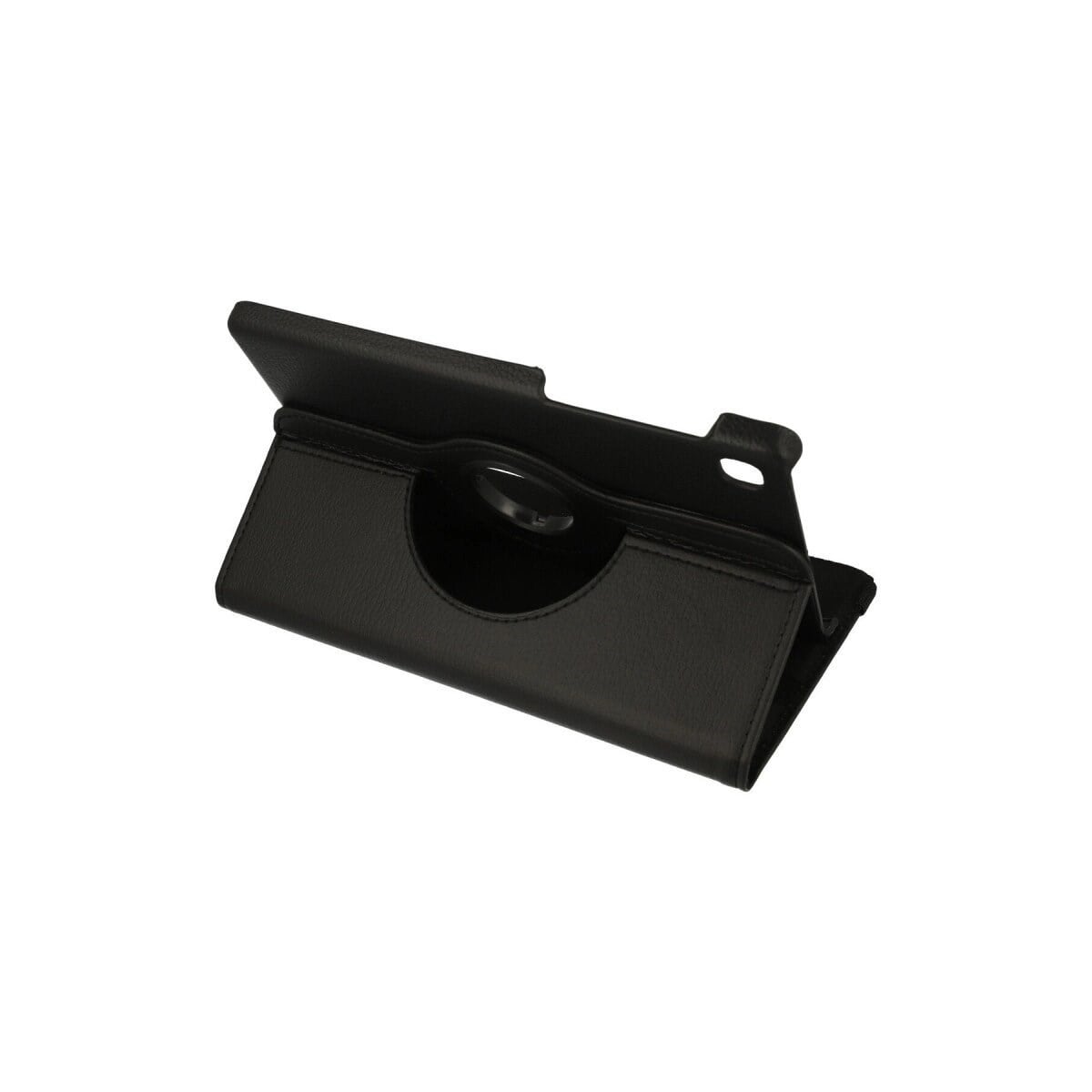 Samsung Galaxy T220 Tab A7 Lite 8.7 Kılıf 360 Tablet Deri Kılıf - Siyah