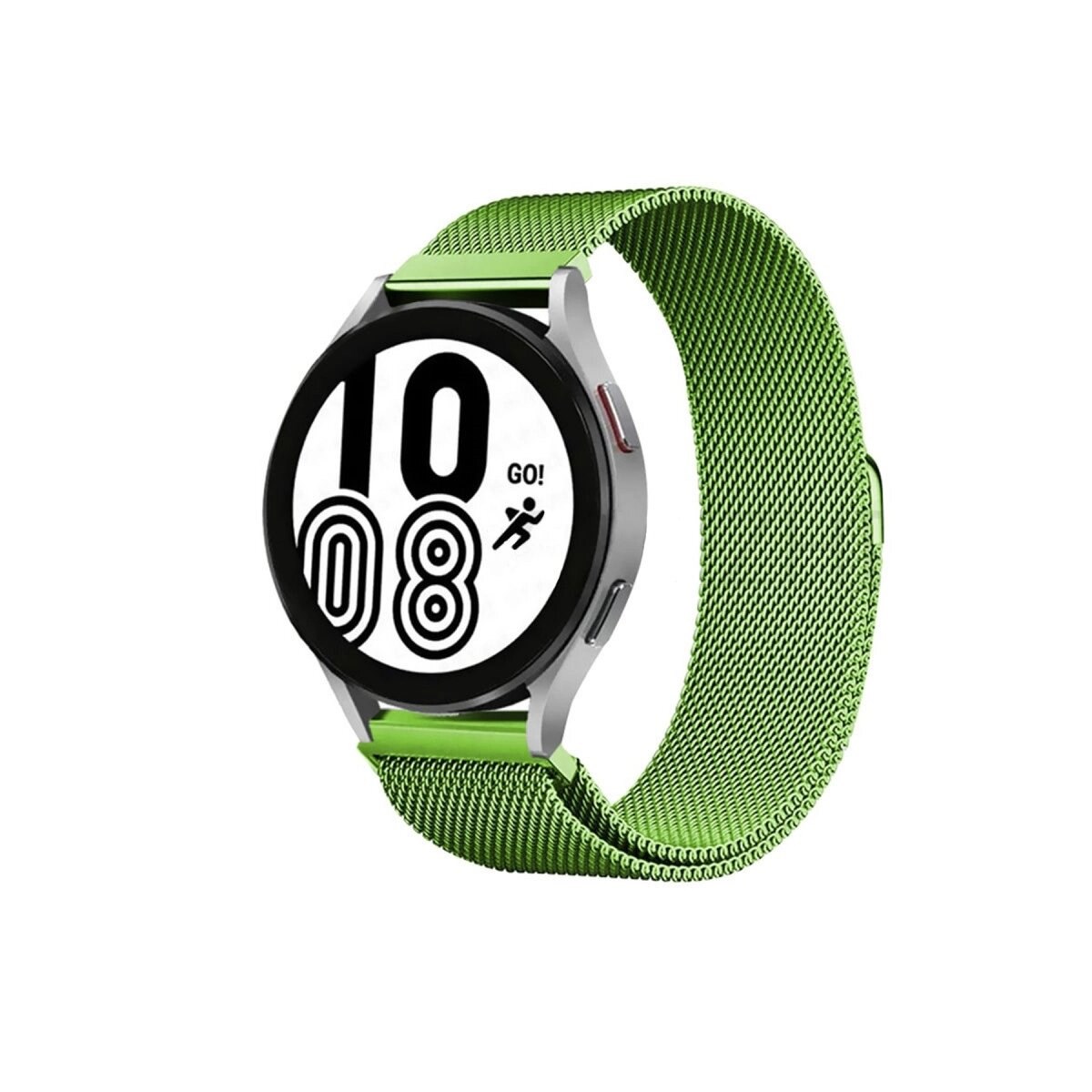 Samsung Galaxy Watch 4 Metal Mıknatıslı Kordon (saat Değildir) - Yeşil