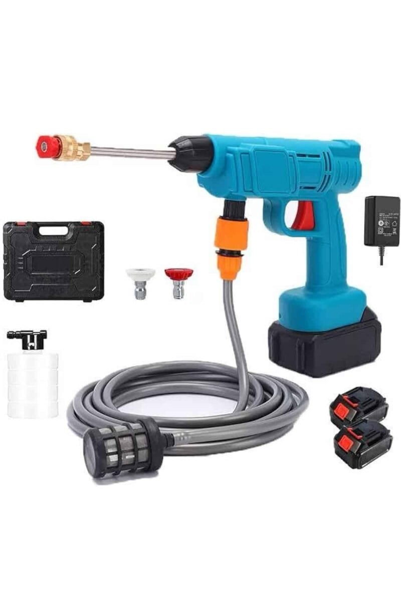 Şarjlı Ve Yüksek Basınçlı Oto Yıkama Makinesi Ve Sulama Tabancası Bahçe Yıkama Makinesi