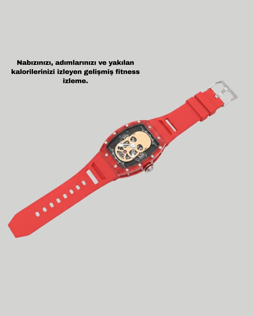 Şeffaf Tasarımlı Akıllı Saat Dokunmatik Ekranlı