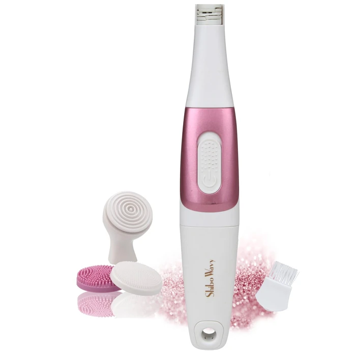 Shibo Wavy Profesyonel Yüz Epilatörü ve Yüz Temizleme Fırçası-(1903)