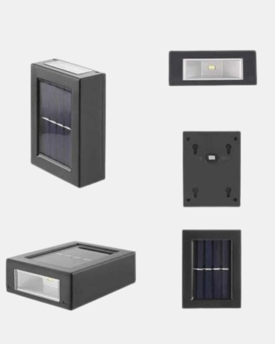 Solar Dış Mekan Aplik Su Geçirmez Dayanıklı LED Aydınlatmalı
