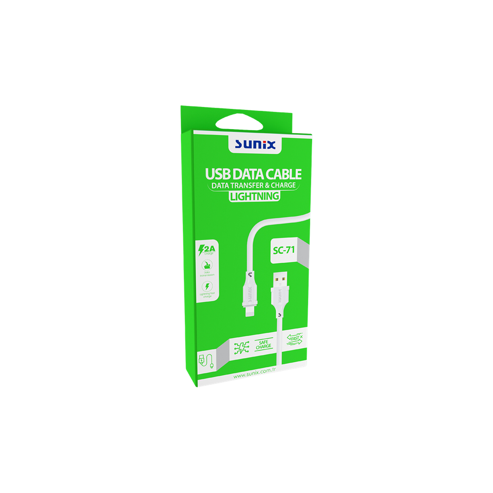 SUNİX USB KABLO İOS 2.1A SC-71