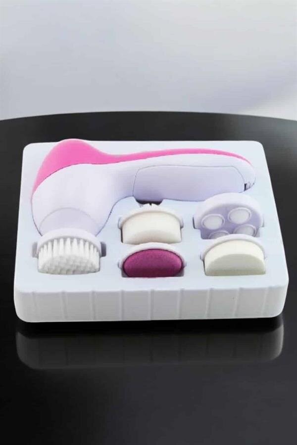 Taşınabilir Yüz Temizleme Cihazı Masaj, Peeling, Temizlik 5 Başlıklı