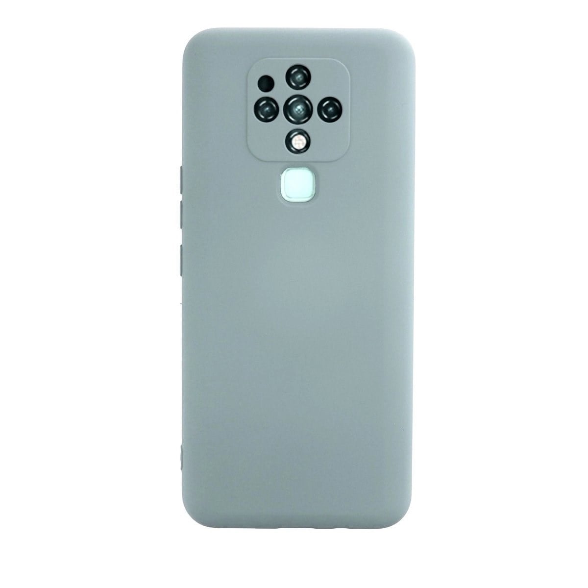 Tecno Camon 16 Kılıf Nano İçi Kadife Silikon - Buz Mavisi