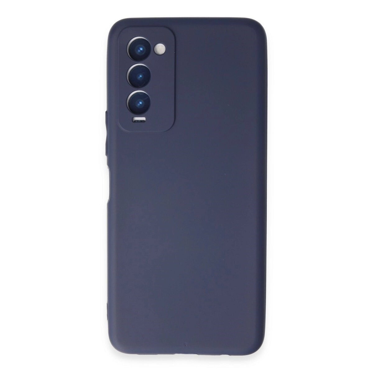 Tecno Camon 18 Kılıf First Silikon - Lacivert