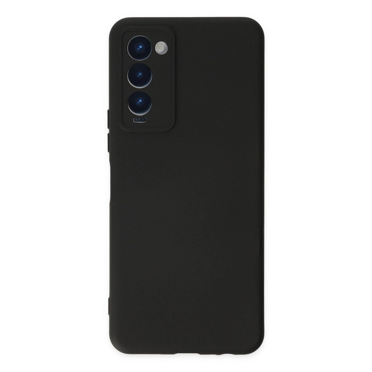 Tecno Camon 18 Kılıf Nano İçi Kadife Silikon - Siyah