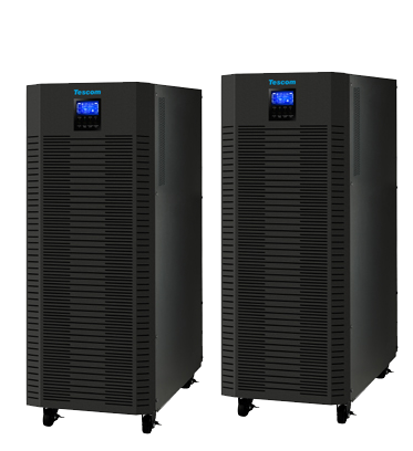 TESCOM 30KVA TEOS+ 330 ONLINE 3/3F TOWER UPS 60x 12V 7 Amper